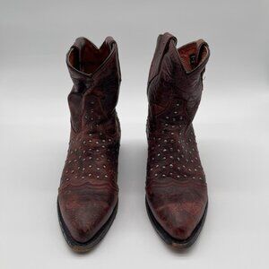 Harley-Davidson® Women's Violet 8 1/2 Red/Brown Western Boots